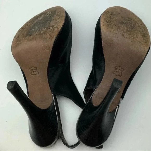 Bcbgmaxazria heels size 9 39 satin Platforms - Picture 6 of 12